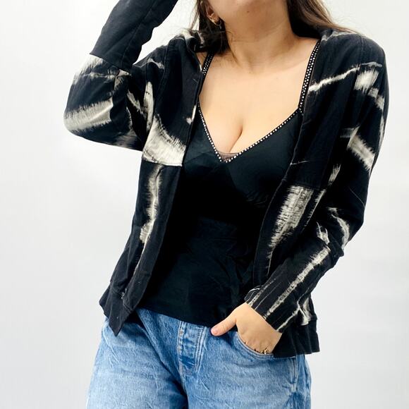 Isabel Marant Etoile 1 Black Striped Cardigan - Picture 4 of 7